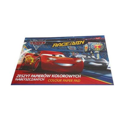 Цветни листи А4 10 листа Cars