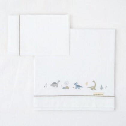 К-кт чаршафи 3бр TREX 60x120 White/Green