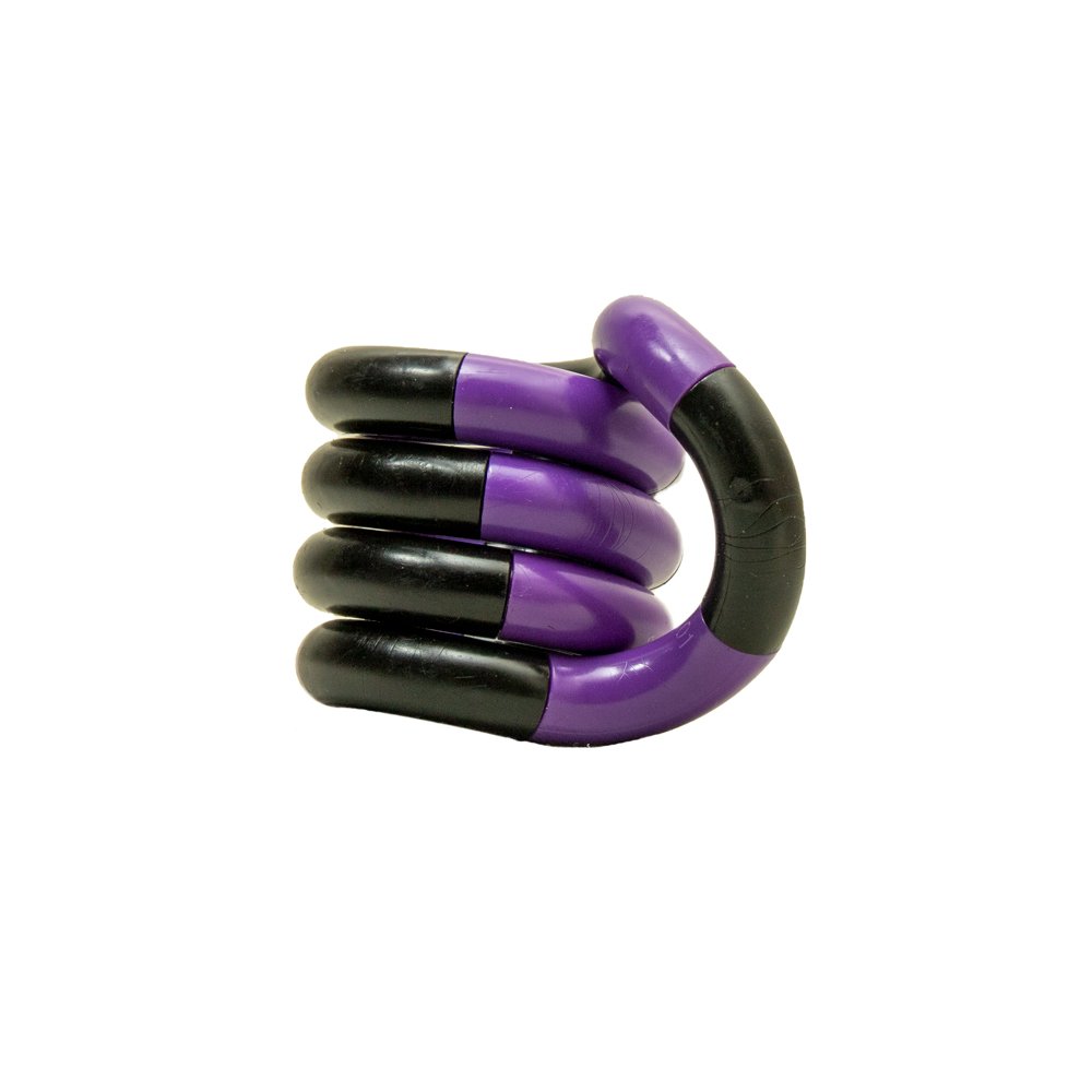 Tangle twist - цв. плетеница лилаво-черно - Image 2