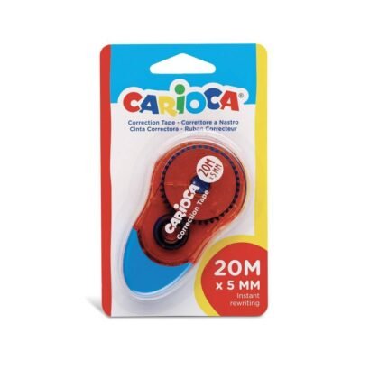 CARIOCA Коректор лента 20м. Червен