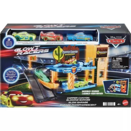 Cars 3 Glow Racers Copper Canyon Glowing Garage