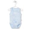 T3164 Боди-потник BUTIK 2023 YAZ син 3-6M/68CM