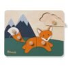 Дървен пъзел Puzzle N Sort Fox