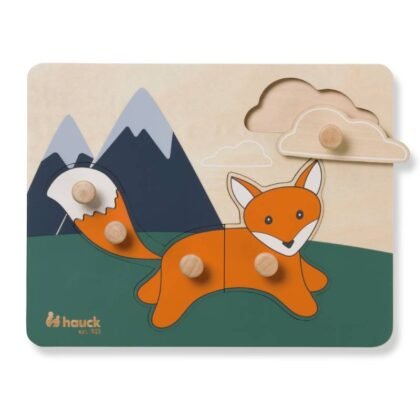 Дървен пъзел Puzzle N Sort Fox