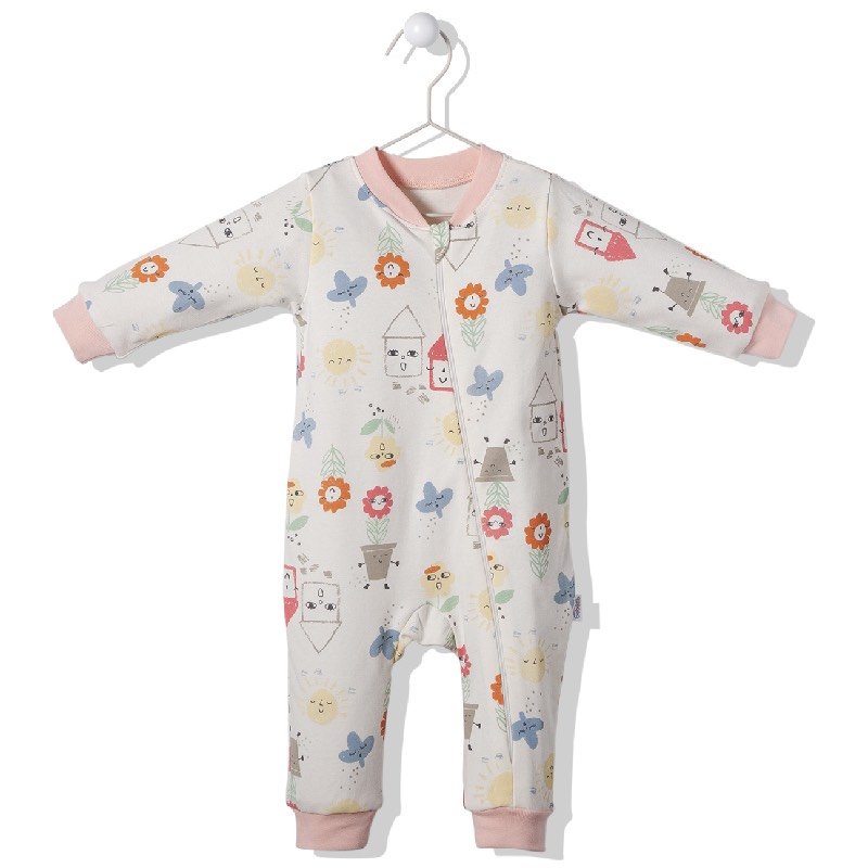 T3126 Гащеризон JOLLY GOOD екрю 9-12M/80CM