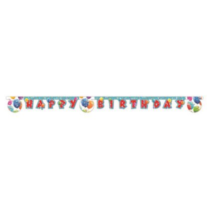 88155 Трансперант Happy Birthday искрящ