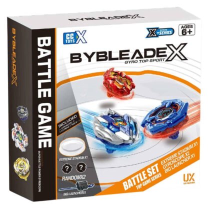Боен пумпал Beyblade с два върха и арена за batalla