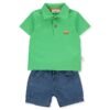 K4410 К-кт 2 ч BOUTIQUE зелен 9-12M 80CM