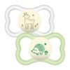 Залъгалка Air Night latex Soother Uni 6m+ 2 бр.