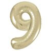 53839 Фолиев балон цифра 9 Gold, 86см.