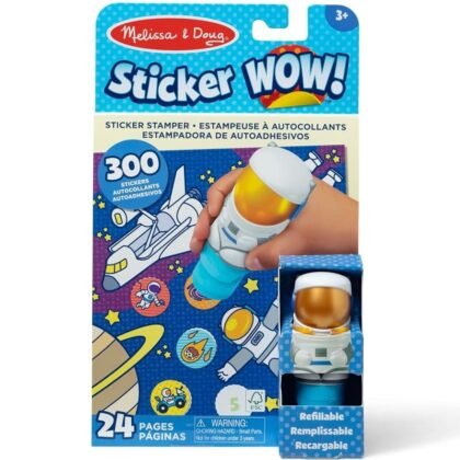 50122 Stiker WOW! Стик+стикери+книжка Astronaut