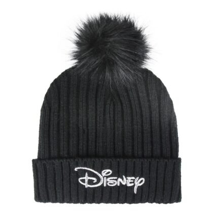 2200004312 Шапка черна с помпон Disney