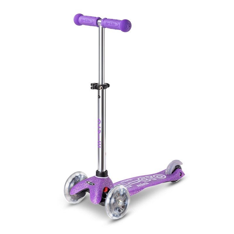 Тротинетка Mini Micro Deluxe Fairy Gl LED Purple