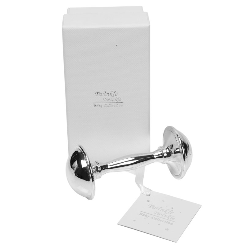 CG319C Посребрена дрънкалка Twinkle Twinkle