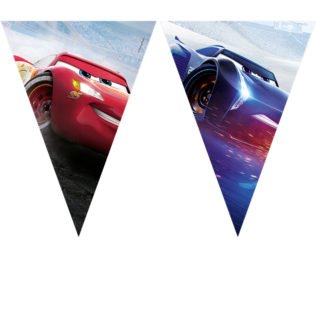 89469 Флагче триъгълно 9бр Cars