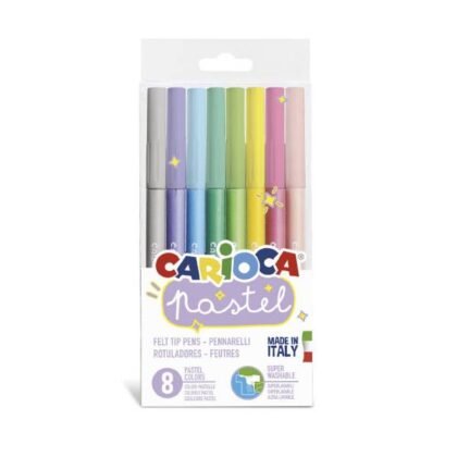 CARIOCA Pastel Комплект флумастери 8 цвята