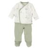 Жилетка и ританки 0-3м. TREX White/Green