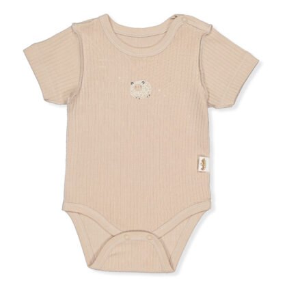 T3939 Боди к.р. little lamb Бежов 6-9м/74см
