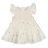 K4771 Рокля sweet lemon Тъмно Екрю 18-24м/92см