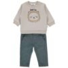 K4633 Комплект 2 части бежов CHIC DAY 6-9M/74CM