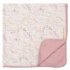 Бебешко одеяло NIZA 75x75 White/Purple