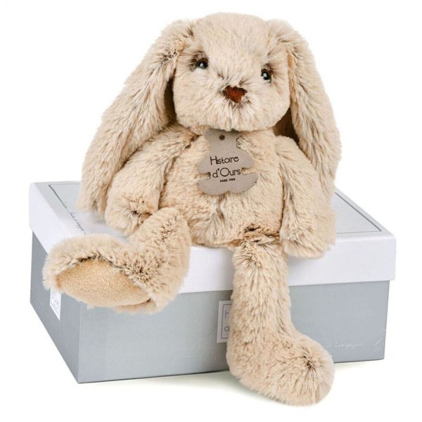 Плюшен заек Cuddly Buddies Beige 25см