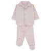 F1448 Пижама 2ч ORGANIC SLEEPY SHEEPY PINK 1-3М