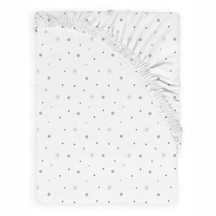 0497 Протектор с ластик Jersey 70x140 Бял