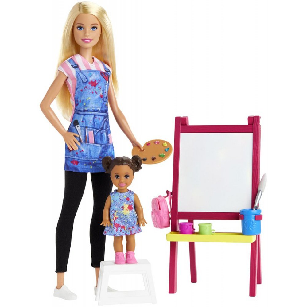 GJM29 Barbie Игрален комплект Учител по рисуване