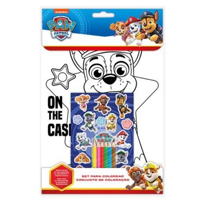Paw Patrol Комплект за оцветяване + стикери