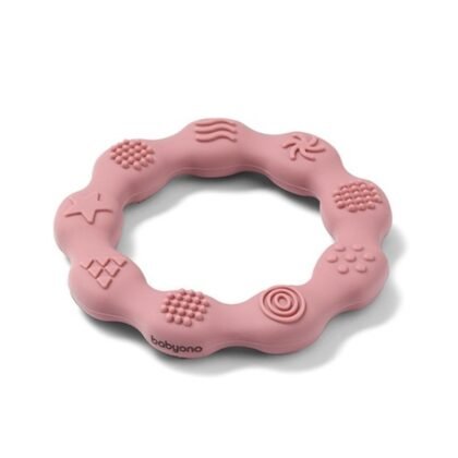 825/02 Силиконова гризалка RING розов