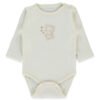 T4043 Боди д.р. BE KIND DARK ECRU 9-12M