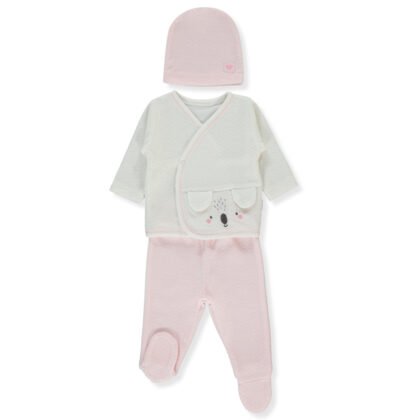 Z1065 К-кт 3ч MY LITTLE ONE PINK 1-3M