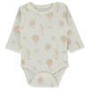 T4035 Боди д.р. ORG BORN WITH LOVE D. ECRU 9-12M