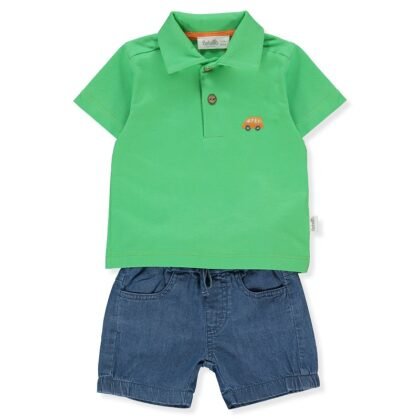 K4410 К-кт 2 ч BOUTIQUE зелен 6-9M 74CM