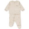 F1307 Пижама 2 ч LAZzZY SHEEP бежов 1-3M 62CM