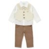 K4409 К-кт 4 ч BOUTIQUE кафяв 24-36M 98CM