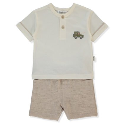 K5218 К-кт 2ч. Мус ADVENTURE 9-12m/80cm BEIGE