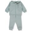 K4616 Анцуг качулка зелен CUTE LAMA 18-24M/92CM