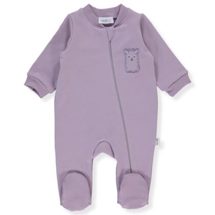 K4618 Гащеризон лилав CUTE LAMA 1-3M/62CM