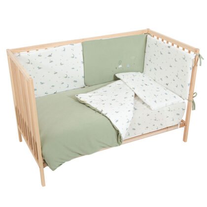 Спален комплект 3ч. TREX 110x155 White/Green