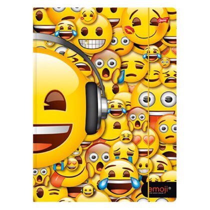 Папка с ластик Emoji
