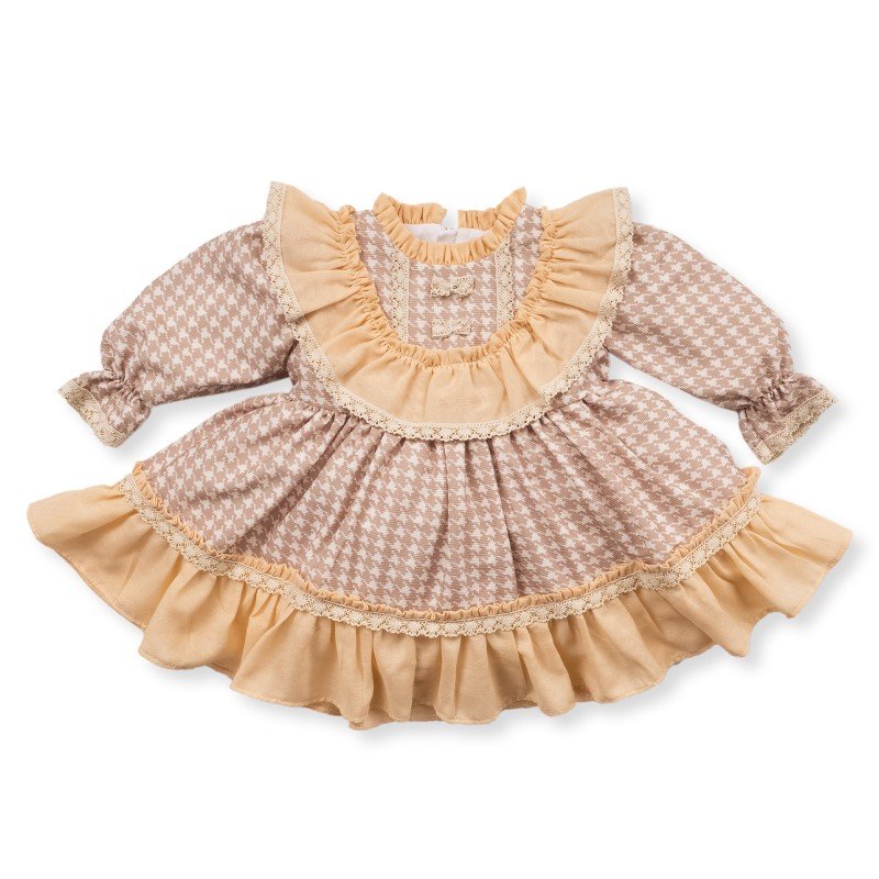 K4200 Официална рокля BROWN 12-18M/86CM