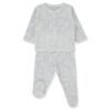 F1478 Пижама 2 ч. HAPPY ANIMAL 3-6m/68cm GREY