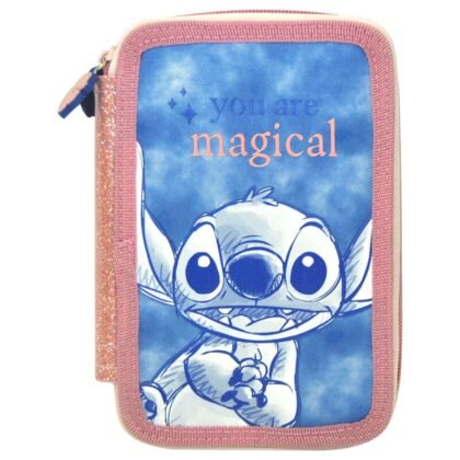 Stitch Несесер 2 ципа пълен