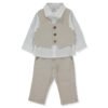 K5382 Костюм 3ч. GENTLEMAN 24-36m/98cm BEIGE