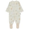 T4037 Гащеризон ORG BORN WITH LOVE D. ECRU 3-6M