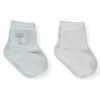 S743 Чорапи 2ч. 12-24M ECRU-MINT