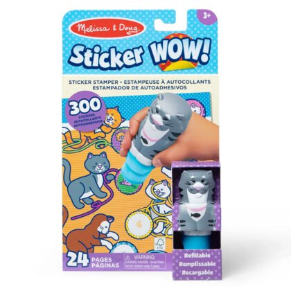 50693 Stiker WOW! Стик със стикери+книжка Cat