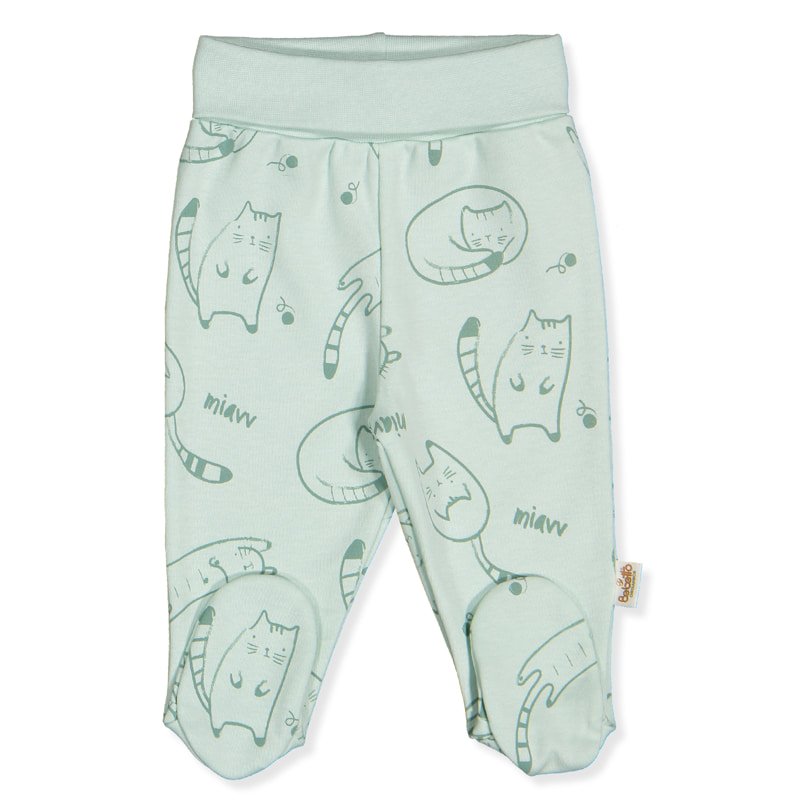 T3834 Ританки sleepy cat Зелен 6-9м/74см